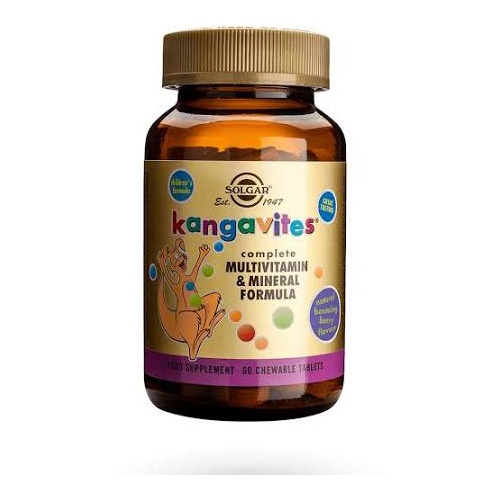 Solgar kangavites frutas del bosque 60 comp mast