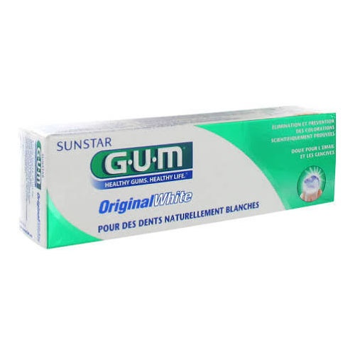 Gum original white pasta dental (75 ml)