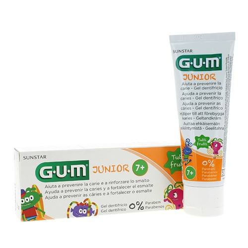 Gum junior pasta dental (naranja 50 ml)