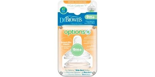 TETINA SILICONA BOCA ANCHA - DR BROWN´S NATURAL FLOW (CEREALES 3 U)