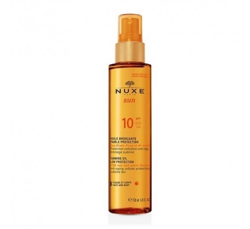 Nuxe sun aceite bronceadpr spf10