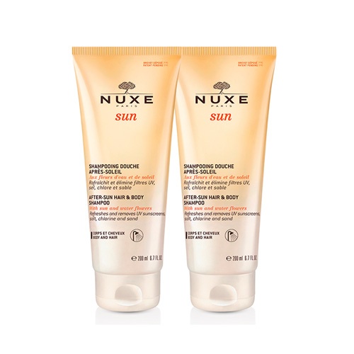 Nuxe sun duo champu ducha after sun 2x200 ml