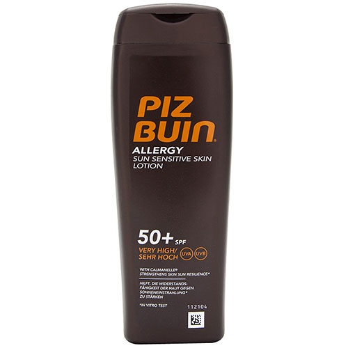 Piz buin allergy locion piel sensible al sol spf 50+ - proteccion muy alta (200 ml)