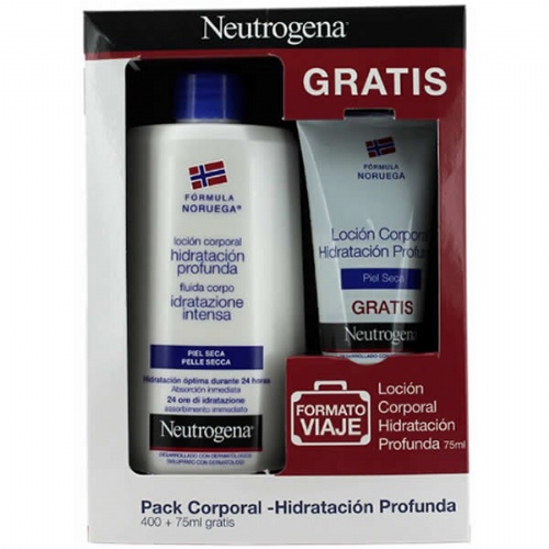 Neutrogena formula noruega hidratacion profunda - locion corporal piel seca (pack 400 ml + 75 ml)