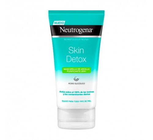 Neutrogena detox mascarilla arcilla purificante 2 en 1 (150 ml)