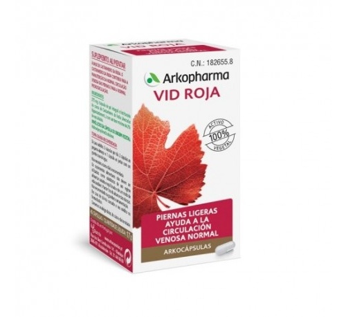 Arkopharma vid roja (45 capsulas)