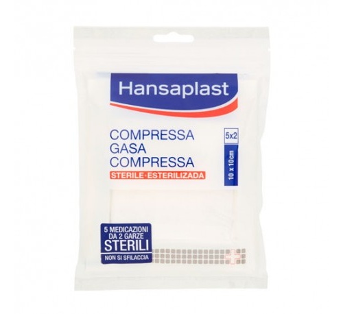 Hansaplast gasa esteril (10 x 10 cm 10 u)