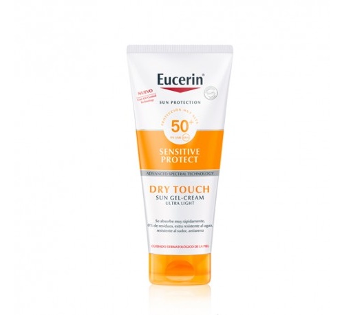 Eeucerin sun body gel cream dry touch spf 50+ - sensitive protect (200 ml)