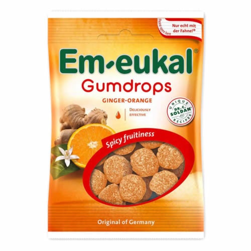 Gumdrops em-eukal (jengibre naranja 40 g)