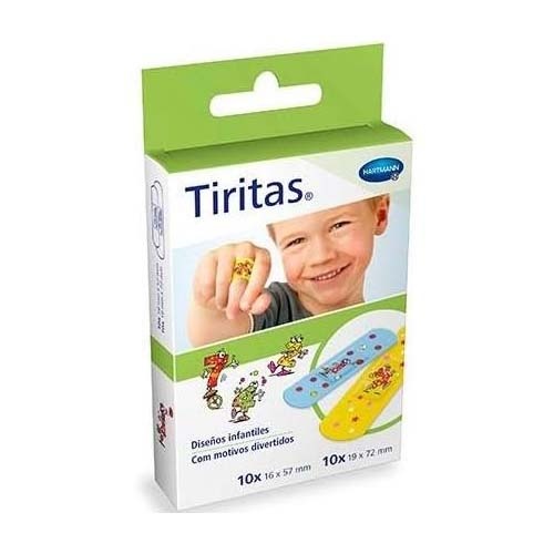 Tiritas aqua kids - aposito adhesivo (2 tamaños 8 u 30 x 40 mm + 4 u 40 x 60 mm)