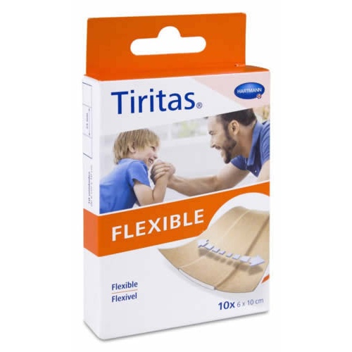 Tiritas flexible - aposito adhesivo (10 unidades 10 mm x 6 mm)