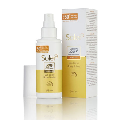 Boots laboratories sun care soleisp - spray solar fps 50+ (150 ml)