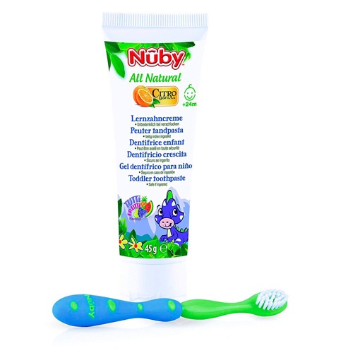 Nuby citroganix pasta de dientes niños (45 g)