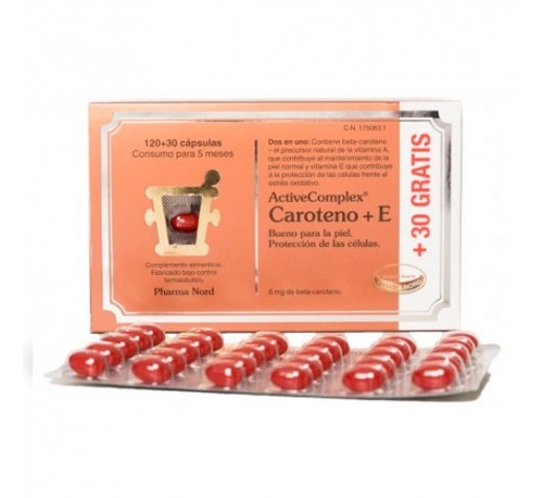 Activecomplex caroteno+e (150 capsulas)