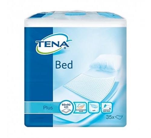 Protector de cama - tena bed plus (60 x 90 35 u)