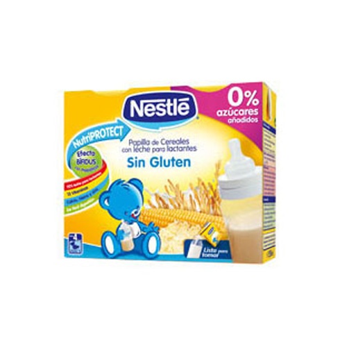 Nestle cereales s/ gluten 2 x 250 ml