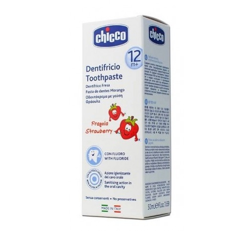 Pasta dental infantil - chicco (50 ml fresa)