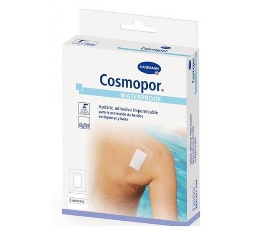 Cosmopor waterproof - aposito adhesivo (5 unidades 10 cm x 8 cm)