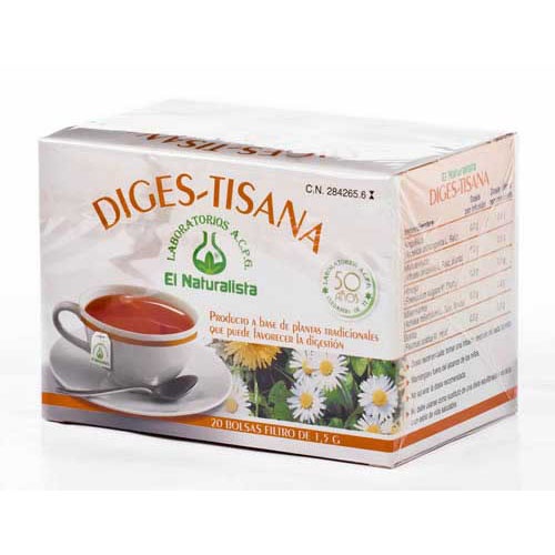 Diges tisana el naturalista (20 bolsas filtro)