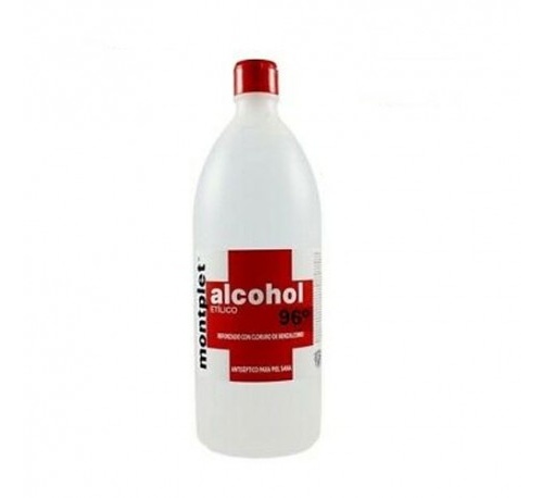 Alcohol 96º - montplet (1 frasco 1000 ml)