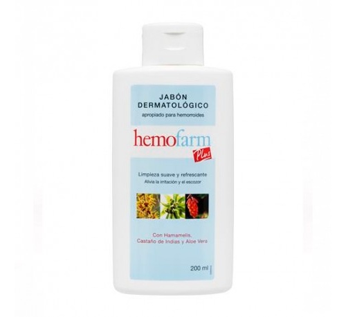 Hemofarm plus jabon (200 ml)