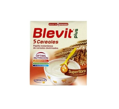 Blevit plus superfibra papilla 5 cereales (600 g)