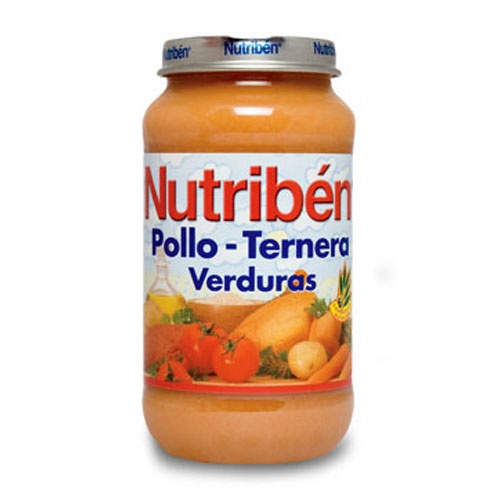 Nutriben pollo ternera verdura (potito grandote 250 g)