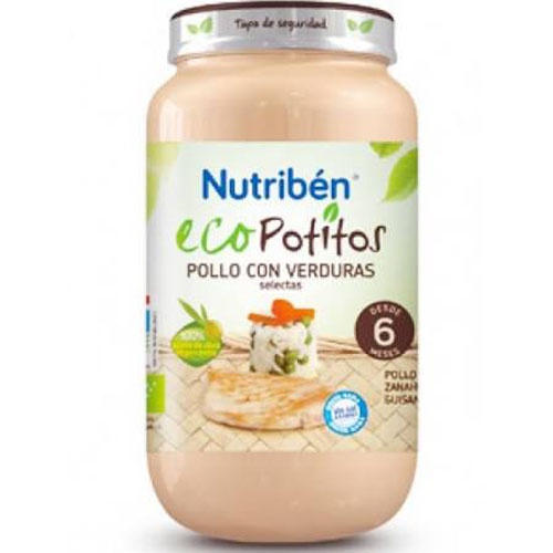 Nutriben eco pollo con verduras selectas (potito grandote 250 g)