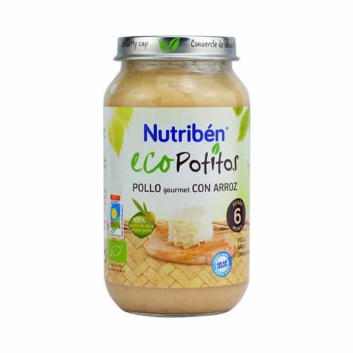 Nutriben eco pollo gourmet con arroz (potito grandote 250 g)