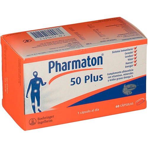 Pharmaton 50 plus (60 caps)