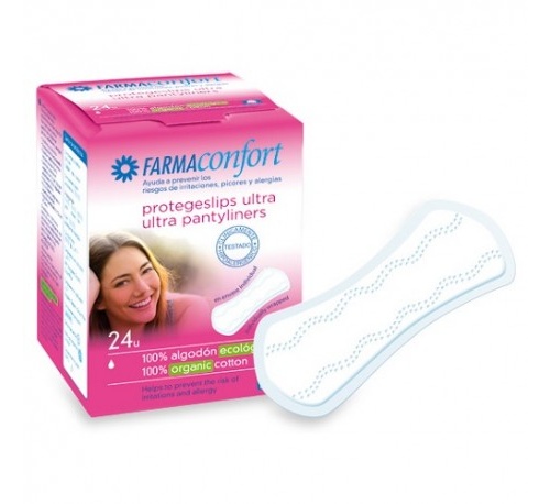 Protege-slip 100%algodon - farmaconfort (ultrafino 24 u)