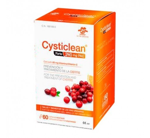 Cysticlean forte (240 mg 60 capsulas)