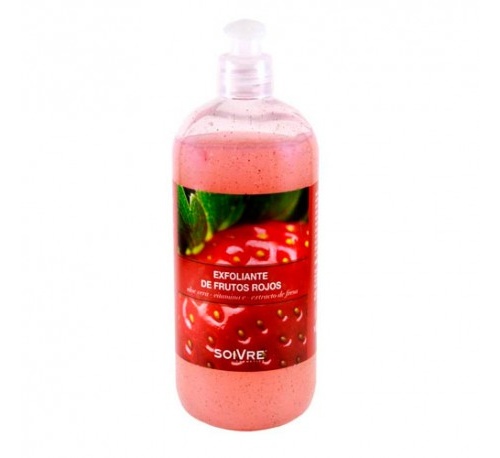 Gel exfoliante soivre frutos rojos