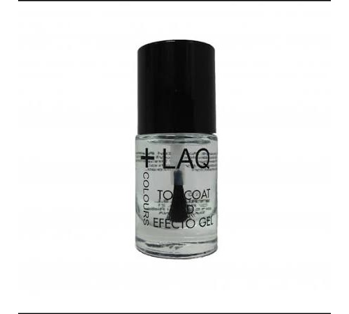 +laq colours top coat 3d efecto gel (1 envase 10 ml)