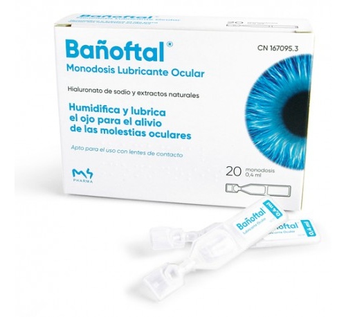 Bañoftal gotas oftalmicas (20 monodosis 0.4 ml)