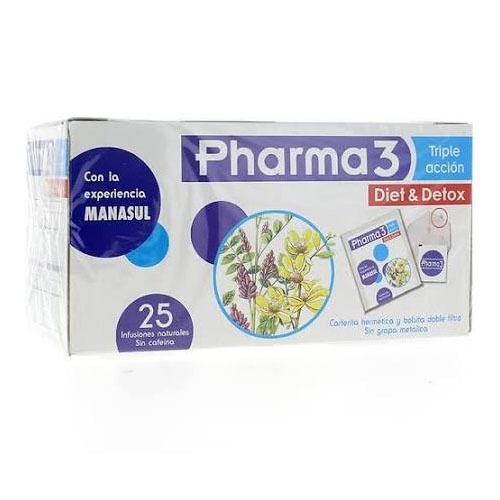 Pharma3 diet & detox (1.5 g 25 filtros)