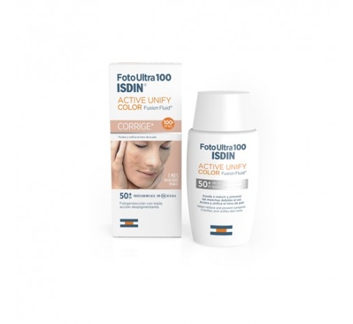 Fotoultra isdin active unify fusion fluid color (50 ml)