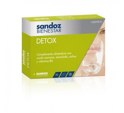 Sandoz bienestar detox (30 capsulas)