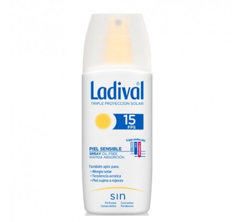 Ladival piel sensible spray fps 15 (150 ml)