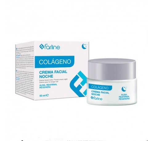 Farline crema facial de noche colageno (50 ml)