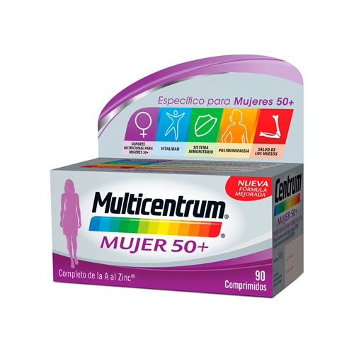 Multicentrum mujer 50+ (90 comprimidos)