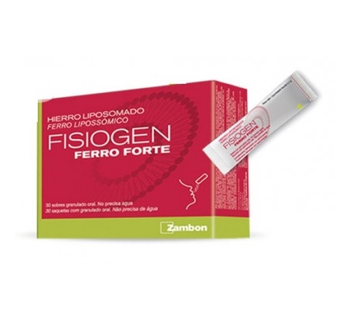 Fisiogen ferro forte sobres (30 sobres)