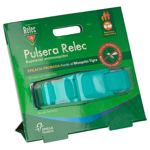 Relec pulsera antimosquitos repelente (color turquesa)