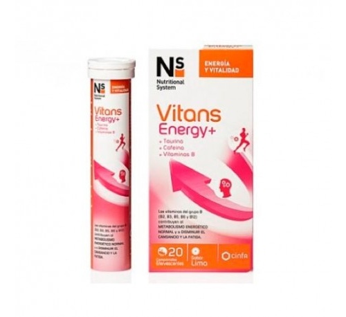 Vitans energy+ (20 comprimidos efervescente)