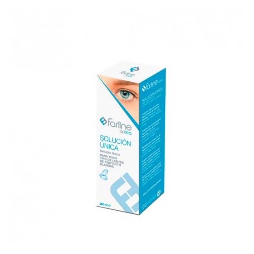 Farline optica solucion unica lentes de contacto (360 ml)