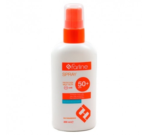 Farline spray solar spf 50+ (1 envase 200 ml)