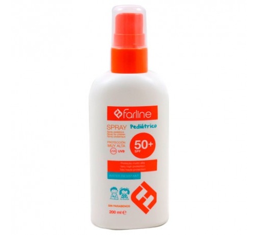 Farline spray solar spf 50+ pediatrico (1 envase 200 ml)