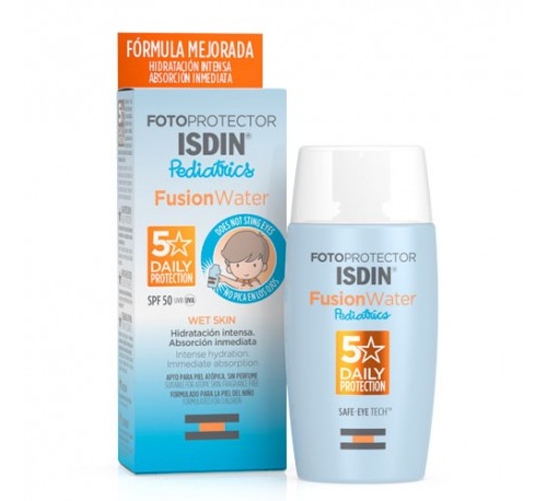 Fotoprotector isdin pediatrics fusion water - spf 50+ (50 ml)