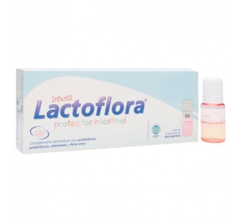 Lactoflora protector intestinal infantil (fresa 10 viales)