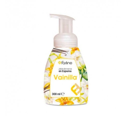 Farline jabon de manos en espuma (1 envase 300 ml aroma vainilla)